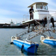 Illustration for article titled This Wave-Skimming Pontoon Is Unimpressed by Motions of the Ocean